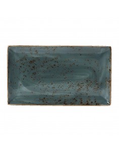 Steelite Craft Blue Rectangular Platters 330x 190mm