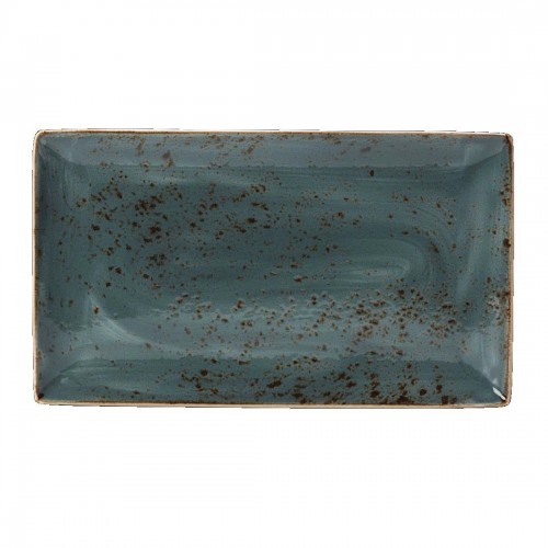 Steelite Craft Blue Rectangular Platters 330x 190mm