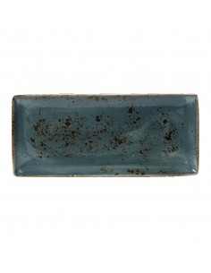 Steelite Craft Blue Rectangular Platters 370x 265mm