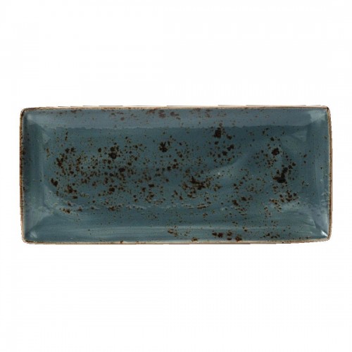 Steelite Craft Blue Rectangular Platters 370x 265mm