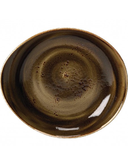 Steelite Craft Brown Freestyle Bowls 180mm