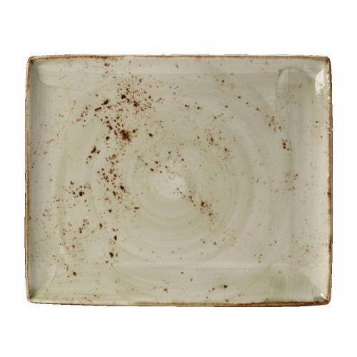 Steelite Craft Green Rectangular Platters 330x 270mm