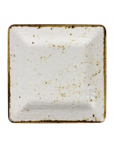 Steelite Craft Melamine Square Plates White 127mm