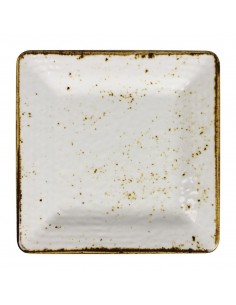 Steelite Craft Melamine Square Plates White 228mm