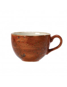 Steelite Craft Terracotta Low Empire Cups 227ml