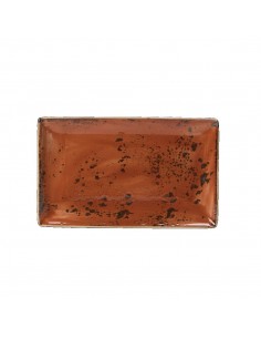 Steelite Craft Terracotta Rectangular Platters 270mm