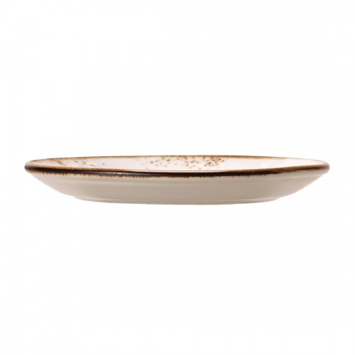 Steelite Craft White Stand and Saucer Double Well Large