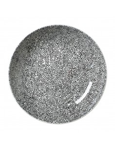 Steelite Ink Crackle Black Coupe Bowls 205mm