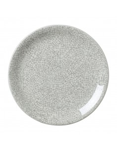 Steelite Ink Crackle Grey Coupe Plates 153mm