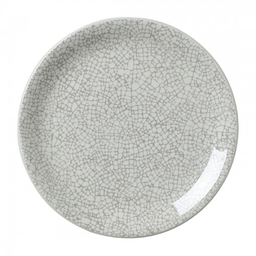 Steelite Ink Crackle Grey Coupe Plates 153mm