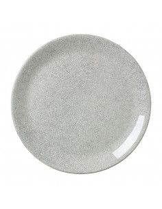 Steelite Ink Crackle Grey Coupe Plates 203mm