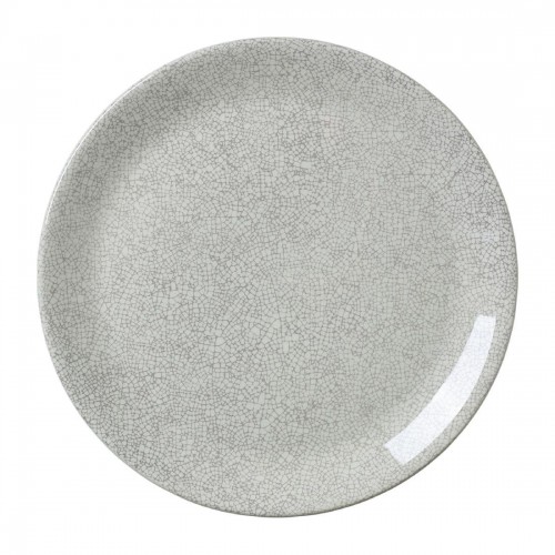 Steelite Ink Crackle Grey Coupe Plates 203mm