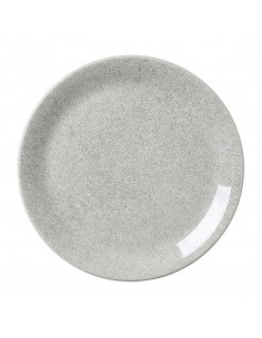 Steelite Ink Crackle Grey Coupe Plates 253mm