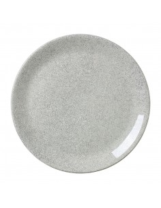 Steelite Ink Crackle Grey Coupe Plates 300mm