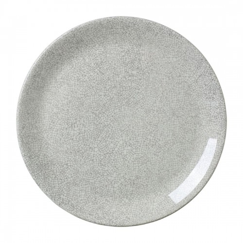 Steelite Ink Crackle Grey Coupe Plates 300mm