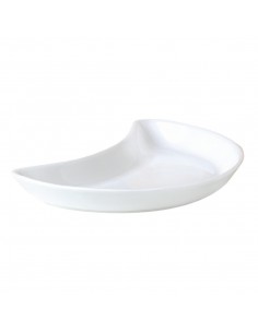Steelite Monaco White Crescent Salad Plates 202mm