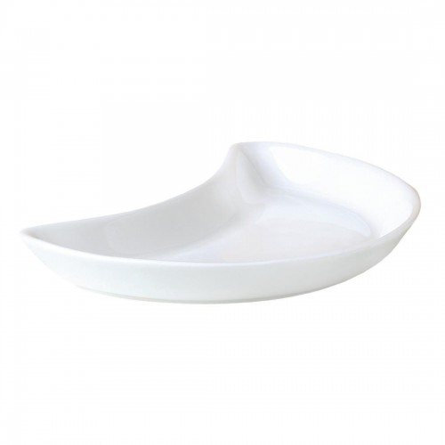 Steelite Monaco White Crescent Salad Plates 202mm