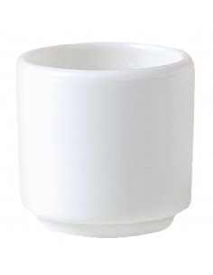 Steelite Monaco White Mandarin Egg Cups 47mm
