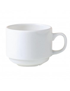 Steelite Monaco White Stacking Cups 212ml