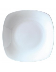 Steelite Quadro White Square Plates 180mm