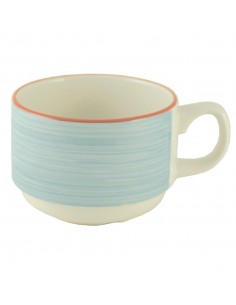 Steelite Rio Blue Slimline Stacking Cups 200ml