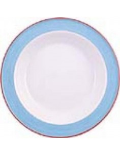 Steelite Rio Blue Soup Plates 215mm