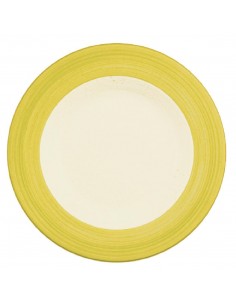 Steelite Rio Yellow Slimline Plates 202mm