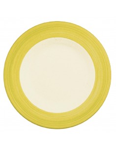 Steelite Rio Yellow Slimline Plates 230mm