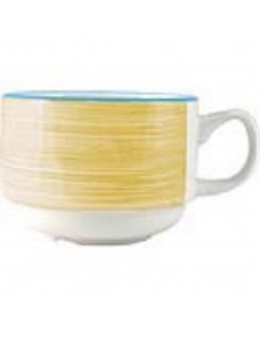 Steelite Rio Yellow Slimline Stacking Cups 200ml