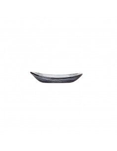 Steelite Scape Glass Smoked Oval Bowls 200mm 2