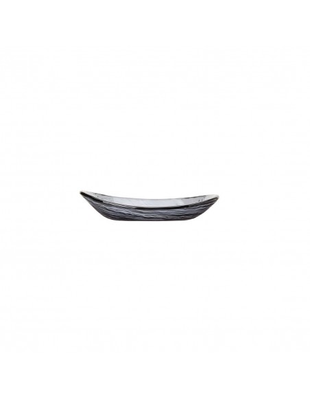 Steelite Scape Glass Smoked Oval Bowls 200mm