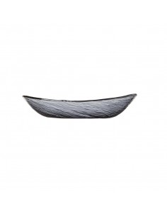 Steelite Scape Glass Smoked Oval Bowls 300mm 2
