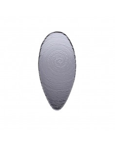 Steelite Scape Smoked Glass Oval Platters 300mm