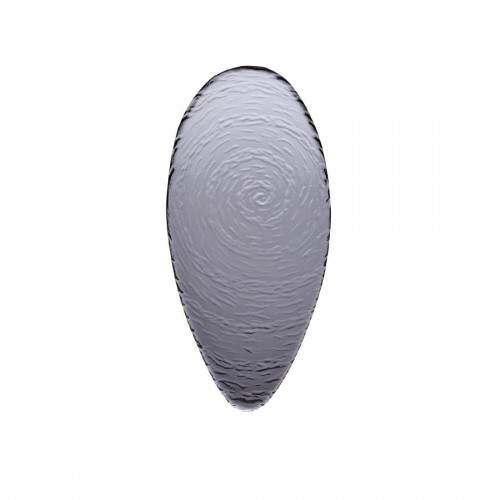 Steelite Scape Smoked Glass Oval Platters 300mm