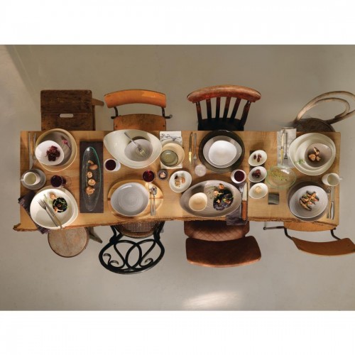 Steelite Scape Smoked Glass Oval Platters 400mm