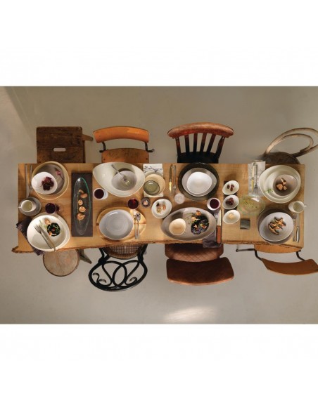 Steelite Scape Smoked Glass Oval Platters 400mm