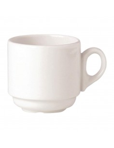 Steelite Simplicity White Atlanta Stacking Cups 212ml