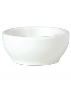 Steelite Simplicity White Butter Dishes 28ml