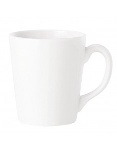 Steelite Simplicity White Coffeehouse Mugs 262ml