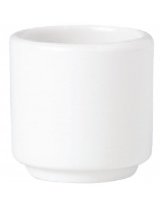 Steelite Simplicity White Footless Egg Cups 47mm