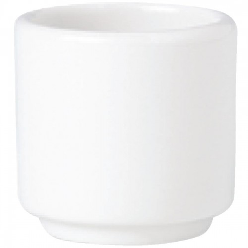 Steelite Simplicity White Footless Egg Cups 47mm