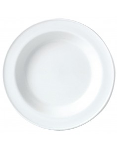 Steelite Simplicity White Soup Plates 215mm