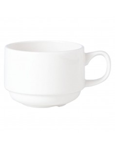 Steelite Simplicity White Stacking Cups 100ml