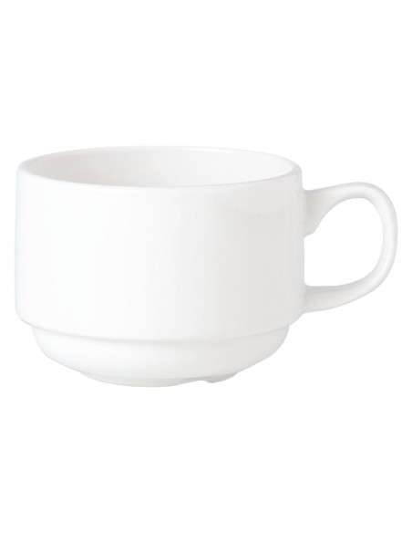 Steelite Simplicity White Stacking Slimline Cups 170ml
