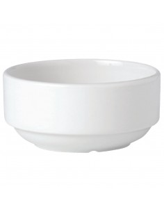 Steelite Simplicity White Stacking Soup Cups 285ml