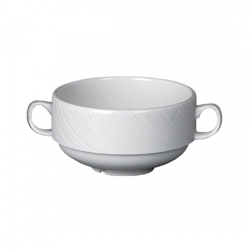 Steelite Spyro Handled Soup Cups 285ml