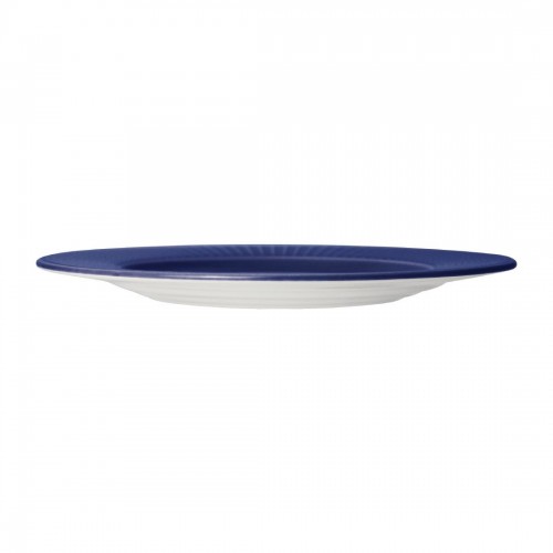 Steelite Willow Azure Accent Gourmet Plates Blue 185mm