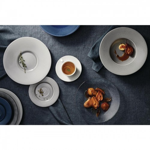 Steelite Willow Azure Accent Gourmet Plates Blue 185mm