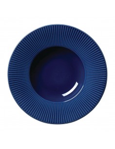 Steelite Willow Azure Gourmet Deep Rimmed Bowls Blue 285mm