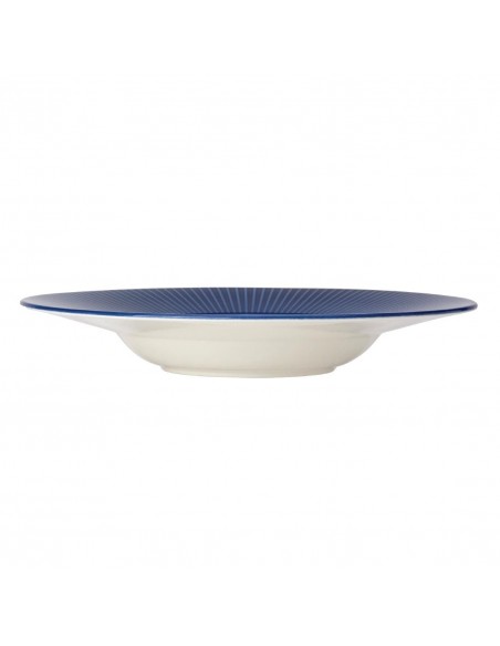 Steelite Willow Azure Gourmet Deep Rimmed Bowls Blue 285mm